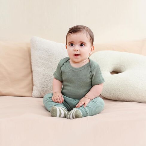 مجموعة هدايا الطفل Layette مكونة من 9 قطع من بدلات الأطفال وسروال ومجموعة ملابس للرضع الأولاد والبنات in Kuwait