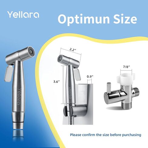 Handheld Bidet Sprayer for Toilet - Feminine Wash, Toilet Cleaning - Stainless Steel, Adjustable Water Pressure, Easy Installation in Saudi Arabia
