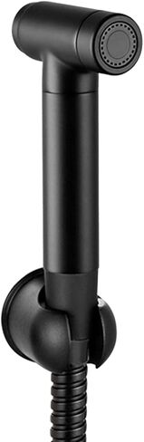 Toilet Bidet Sprayer Black Hand Held Bidet Sprayer for Toilet Hand Shower for Toilet Set with Hose Cold Water Brass No Drilling Cloth Diaper Sprayer Kit in Saudi Arabia