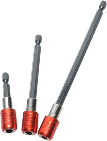 3Pcs Magnetic Drill Bit Holders - Quick Release Hex Shank Extension Bars for Power Tools, Screwdrivers, and Drill Bits in Saudi Arabia