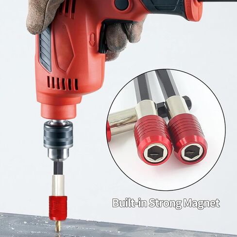 3Pcs Magnetic Drill Bit Holders - Quick Release Hex Shank Extension Bars for Power Tools, Screwdrivers, and Drill Bits in Saudi Arabia