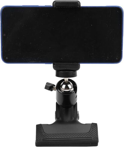 Drfeify Phone Holder Metal Guitar Bass Phone ClampHolder for Live Broadcast Bracket, Suitable for Guitar Supplies and Online Courses, Black in Saudi Arabia