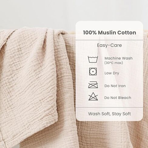 عبوة من 2 ملاءات سرير من الموسلين للأطفال الأولاد، 100% من القطن الناعم بجانب السرير، متوافقة مع Baby Delight وDream On Me وAMKE وغيرها من المراتب المستطيلة (أخضر ضبابي، كريمي) in Saudi Arabia