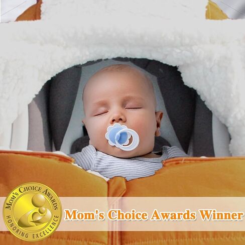 الفائز بجوائز Mom's Choice - غطاء مقعد السيارة للأطفال الشتوي من TSAYAWA - يحافظ على دفء الأطفال وحقيبة/بطانية لحديثي الولادة والرضع - مظلة حامل مقاومة للرياح معزولة للطقس البارد للسفر (رمادي) in Kuwait