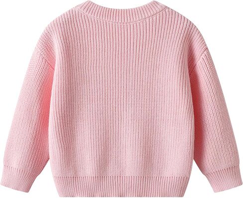 Flofallzique Baby Girl Winter Clothes Knit Sweater Crewneck Pullover Sweatshirt for Infant Toddler in Kuwait