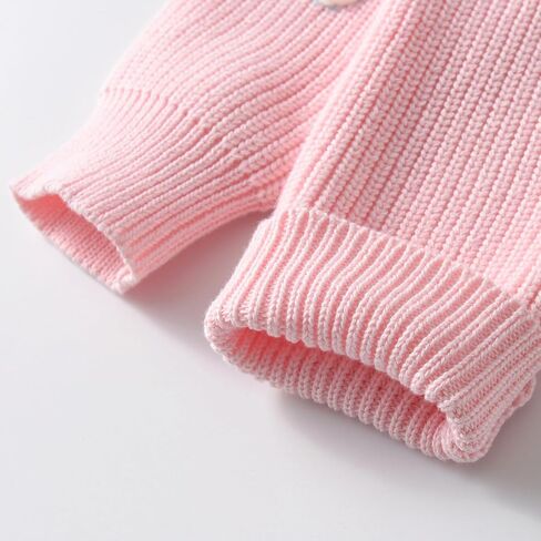 Flofallzique Baby Girl Winter Clothes Knit Sweater Crewneck Pullover Sweatshirt for Infant Toddler in Kuwait