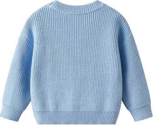 Flofallzique Baby Girl Winter Clothes Knit Sweater Crewneck Pullover Sweatshirt for Infant Toddler in Kuwait