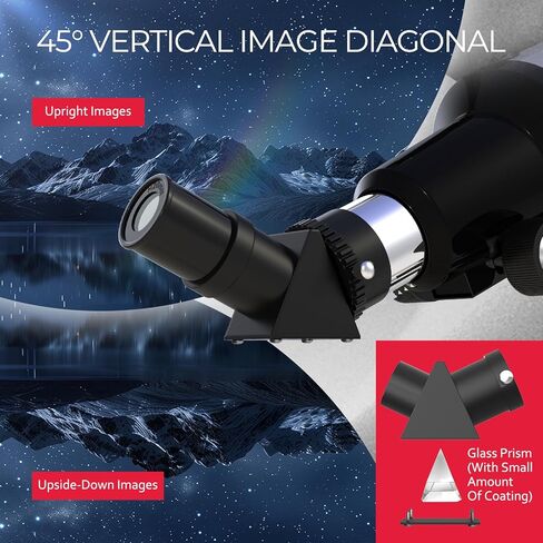 Telescope for Beginners & Kids, 70mm Aperture Refractor Astronomy Telescope with 300mm Focal Length, 15X-150X Magnification, Includes Full Accessory Kit & Tripod, Phone Adapter, Wireless Remote in Saudi Arabia