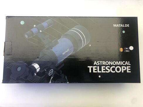 Telescope for Beginners & Kids, 70mm Aperture Refractor Astronomy Telescope with 300mm Focal Length, 15X-150X Magnification, Includes Full Accessory Kit & Tripod, Phone Adapter, Wireless Remote in Saudi Arabia
