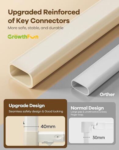 Foldable Bed Rail for Toddlers, 59in Reinforced Carbon Steel Frame&Connectors, Breathable Cationic Fabric, Safety Toddler Bed Rails for Queen, King, Twin, Full, No-Tool Setup. in Saudi Arabia