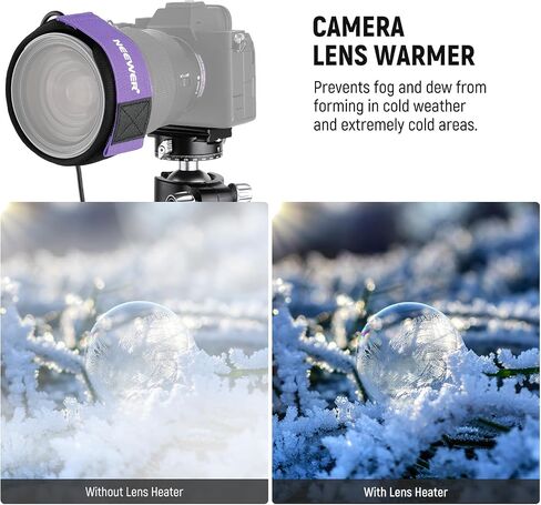 NEEWER 12"/300mm USB Lens Heater Warmer for Camera Telescope, Dew Heater Strip with 3 Temperature Levels, Prevents Dew Fog Condensation for DSLR Mirrorless Cam Binocular Astrophotography, HW-28B in Saudi Arabia