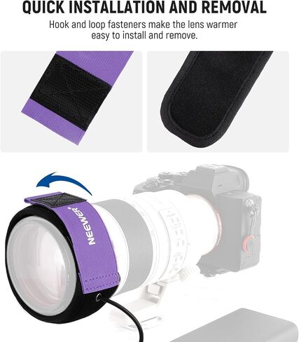 NEEWER 12"/300mm USB Lens Heater Warmer for Camera Telescope, Dew Heater Strip with 3 Temperature Levels, Prevents Dew Fog Condensation for DSLR Mirrorless Cam Binocular Astrophotography, HW-28B in Saudi Arabia