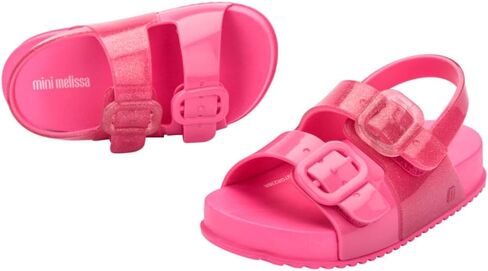 mini melissa Cozy Jelly Sandals for Toddlers & Little Kids - Summer Sandal w/Adjustable Back Strap, Jelly Shoes for Girls & Boys in Saudi Arabia