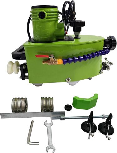 110V Electric Glass Edging Machine Small Multifunctional Glass Edge Grinder Trimmer Portable Corner Polishing Grinding Tool for Home Workshop Round Straight Bevel Edge in Saudi Arabia