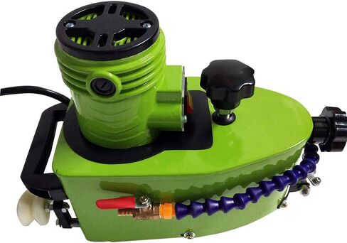110V Electric Glass Edging Machine Small Multifunctional Glass Edge Grinder Trimmer Portable Corner Polishing Grinding Tool for Home Workshop Round Straight Bevel Edge in Saudi Arabia