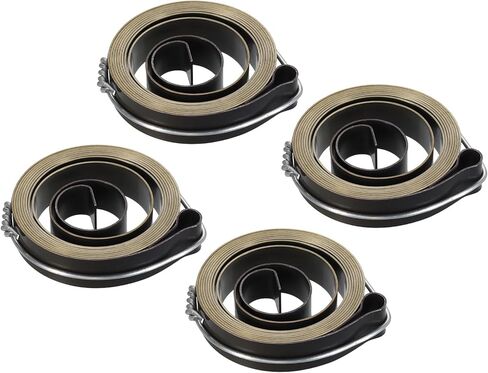 HARFINGTON 4Pcs Drill Press Return Spring, 52 x 12 x 0.7 mm Coil Spring Assembly Steel Chemical Blackening Finish for Various Vacuum Volume Cleaner Coil Systems in Saudi Arabia