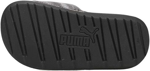 PUMA للفتيات الصغيرات Cool Cat 2.0 Wave Slide - صنادل كاجوال كاجوال - رمادي in Kuwait