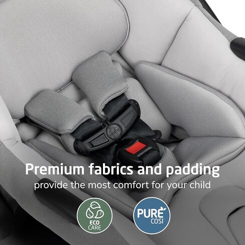 Maxi-Cosi Mico Pro Baby Infant Car Seat with Base, Ventilated Chair, Soft Headrest Pad, Easy-Install Latch, Adjustable Belt Guide, 3-Position Base, Stroller-Ready, 4-30 lbs, up to 32 in, Sea Shadow in Saudi Arabia