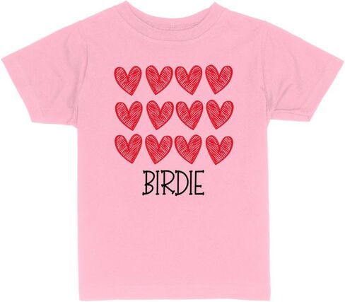 Hearts Birdie Toddler Kids T-Shirt in Saudi Arabia