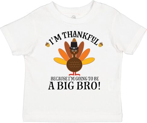 تي شيرت الأطفال الصغار من Inktastic Big Bro إعلان عيد الشكر للأخ in Kuwait