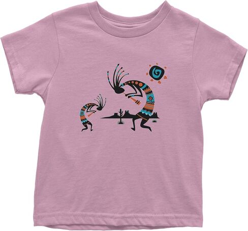 Native American Kokopelli Southwest Toddler T-Shirt, Soft Cotton in Saudi Arabia