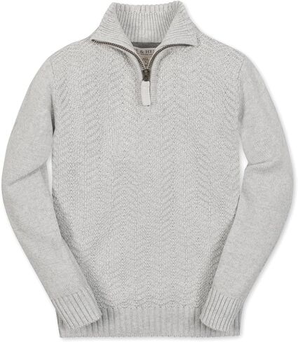 Organic Half Zip Cable Sweater in Kuwait