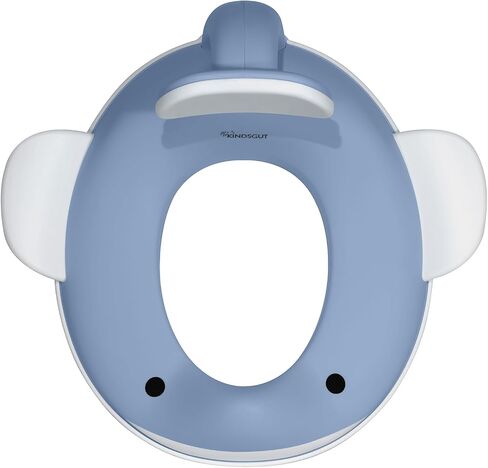 Kindsgut Potty Training Seat in whale design, designed in Germany, suitable for all toilet shapes non-slip toilet seat, Pigeon Blue in Kuwait