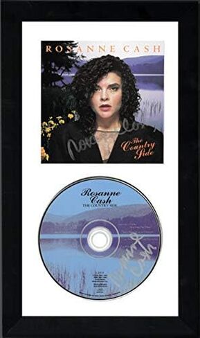 Athlon Sports CTBL-F26369 Rosanne Cash Signed The Country Side Album CD Cover & CD 6.5 x 12 in. Custom Framing - JSA Hologram No.GG38214 & No.GG38215 in Saudi Arabia