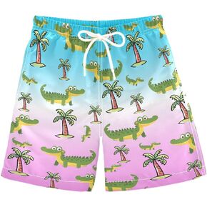 Toddler Boys Swim Trunks Quick Dry Board Beach Shorts Swimsuits in Saudi Arabia