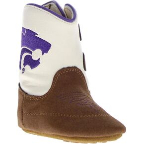 Vaccari Charlie Baby Boys Girls NCAA Athletics Embroidery Soft Sole Western Infant Cowboy Boots in Kuwait