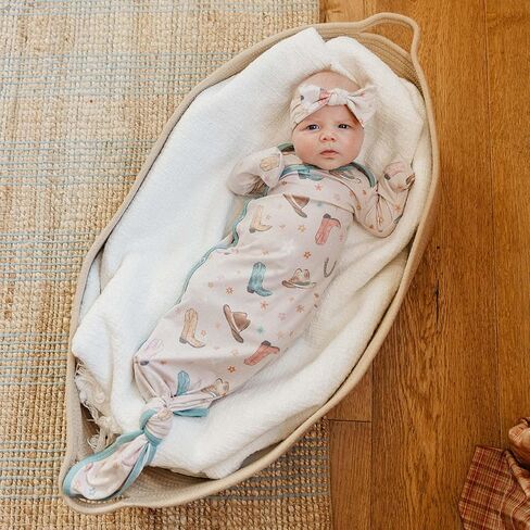 Copper Pearl Newborn Knotted Gown Cheyenne in Saudi Arabia