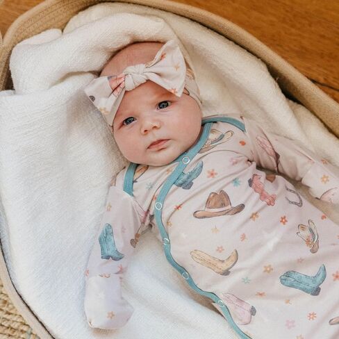 Copper Pearl Newborn Knotted Gown Cheyenne in Saudi Arabia