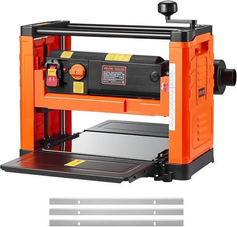 مسويات VEVOR Power Benchtop، ثلاثية الشفرات، سرعتان، عرض 13 بوصة، مسوي طاقة منضدية، محرك قوي 2000 وات 23500 دورة في الدقيقة، بكرات مزدوجة، حماية زائدة، للمواد الخشبية الصلبة والناعمة in Saudi Arabia