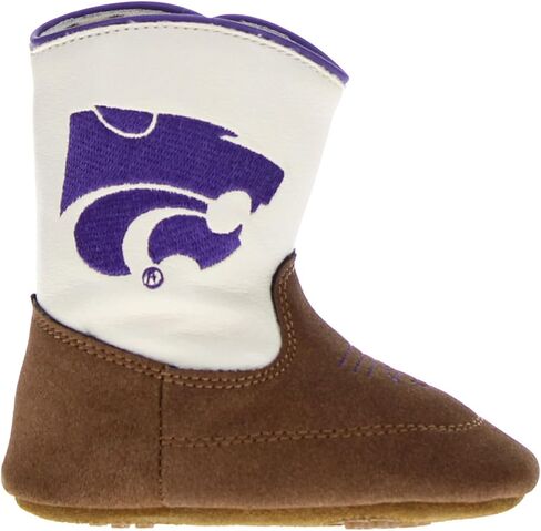 Vaccari Charlie Baby Boys Girls NCAA Athletics Embroidery Soft Sole Western Infant Cowboy Boots in Kuwait