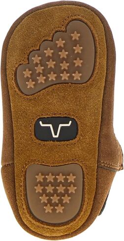 Vaccari Charlie Baby Boys Girls NCAA Athletics Embroidery Soft Sole Western Infant Cowboy Boots in Kuwait
