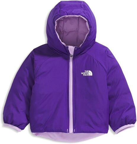 THE NORTH FACE Baby Reversible Perrito Hooded Jacket | Winter Jacket for Boys & Girls with Insulation, Water-Repellent Finish, Lite Lilac, 24 Months in Saudi Arabia
