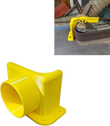 Oscillating Belt Sander Dust Shroud Compatible With Ridgid, 4 Inch, Collection Attachment, for Improved Airflow & Workspace Cleanliness (Random Color) in Kuwait