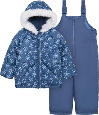 سترة تزلج للفتيات الصغيرات من OSHKOSH B'GOSH ومجموعة ملابس Snowbib Snowsuit in Saudi Arabia