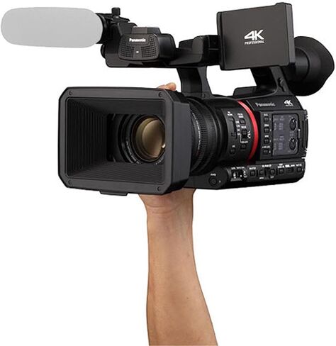 Panasonic AG-CX350 4K Camcorder + 2PC 64 GB Memory + Handle Unit + Extra Battery + LED Light + Filters + Tripod + More (27pc Bundle) in Saudi Arabia