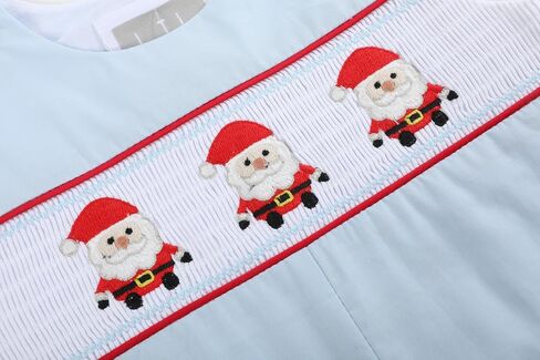 Lil cactus Boys Baby and Toddler Smocked Christmas Overalls in Saudi Arabia