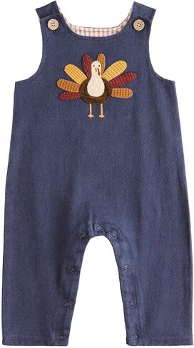 Mud Pie baby-boys Kids Thanksgiving Navy Turkey Longall in Saudi Arabia