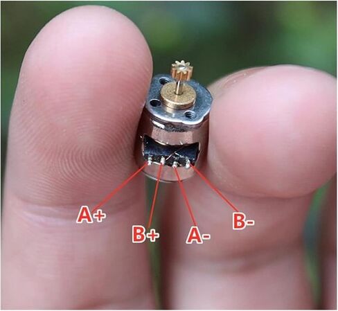 Telescopic DIY 10pcs 8mm Micro Stepper Motor, Two-Phase Four-Wire Stepper Motor, Small Digital Camera DIY 9 Teeth Gear Stepper Motor Lift Pusher in Saudi Arabia