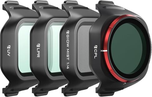 مرشحات Freewell Bright Day 6-Pack ND/PL لـ DJI Mini 5 Pro - ND8/PL، ND16/PL، ND32/PL، ND64/PL، ND128/PL & ND256/PL - مرشحات مستقطبة للتحكم في التعرض وتقليل الوهج in Saudi Arabia