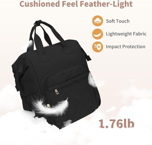 حقيبة ظهر للحفاضات من CEI-CEI، حقيبة ظهر منتفخة للأطفال للفتيات والصبيان مع جيوب معزولة، حقيبة ظهر للحفاضات مقاومة للماء للسفر للأم والأب مع وسادة تغيير وأشرطة عربة الأطفال in Kuwait