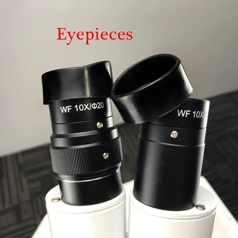 10X Binocular Microscope with LED Light Lamp 360 Rotatable Gooseneck Arm for Dental Lab Workshop Phone PCB Soldering Repair Tool Adjustable Hose in Saudi Arabia
