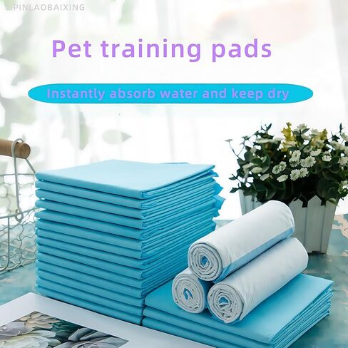 Dog Pee pad - Medium (23.5" x 17.5") | 6-Layer Leak-Resistant Design | High-Capacity Absorbent Core & Quick-Dry Surface (Medium, Count, 100) in Saudi Arabia