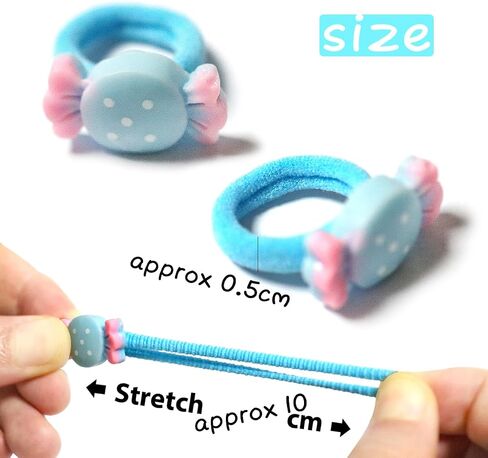 WillingTee 80Pcs Baby Hair Ties for Girls,Cute Small Hair Ties for Thin Hair,40 Pairs Ponytail Holders Elastic Hair Rubber Bands Hair Accessories for baby girls infant toddler kids in Saudi Arabia