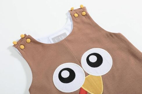 Lil cactus Baby Boys Turkey Smocked Overalls in Saudi Arabia