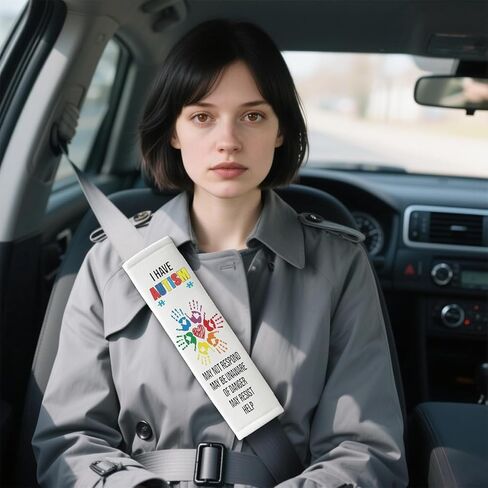 أغطية أحزمة التوحد، تصميم دينو ويدوي صديق للحواس للأشخاص ذوي الاحتياجات الخاصة، هدية لدعم التوحد للسفر العائلي in Kuwait