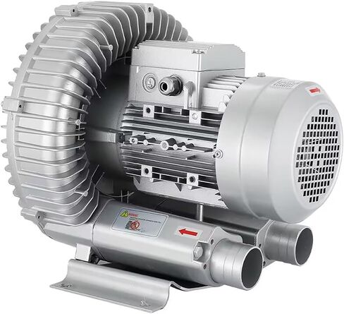 Single Phase (Large Airflow Type) Turbine Blower, 110V 120W Regenerative Blower Industrial Vacuum Pump, Single Phase High-Pressure Vortex Ring Blower in Saudi Arabia